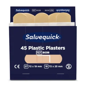 Salvequick muovilaastari 45 kpl täyttöpakkaus